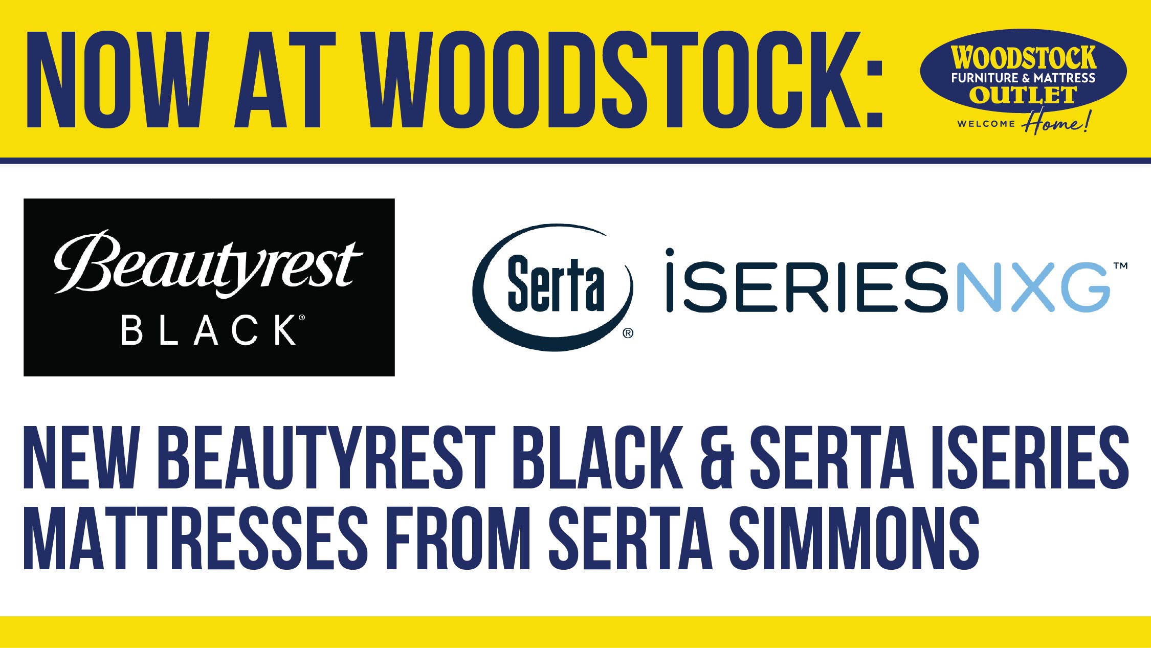 Now at Woodstock: New Beautyrest Black & Serta iSeries Mattresses from Serta Simmons