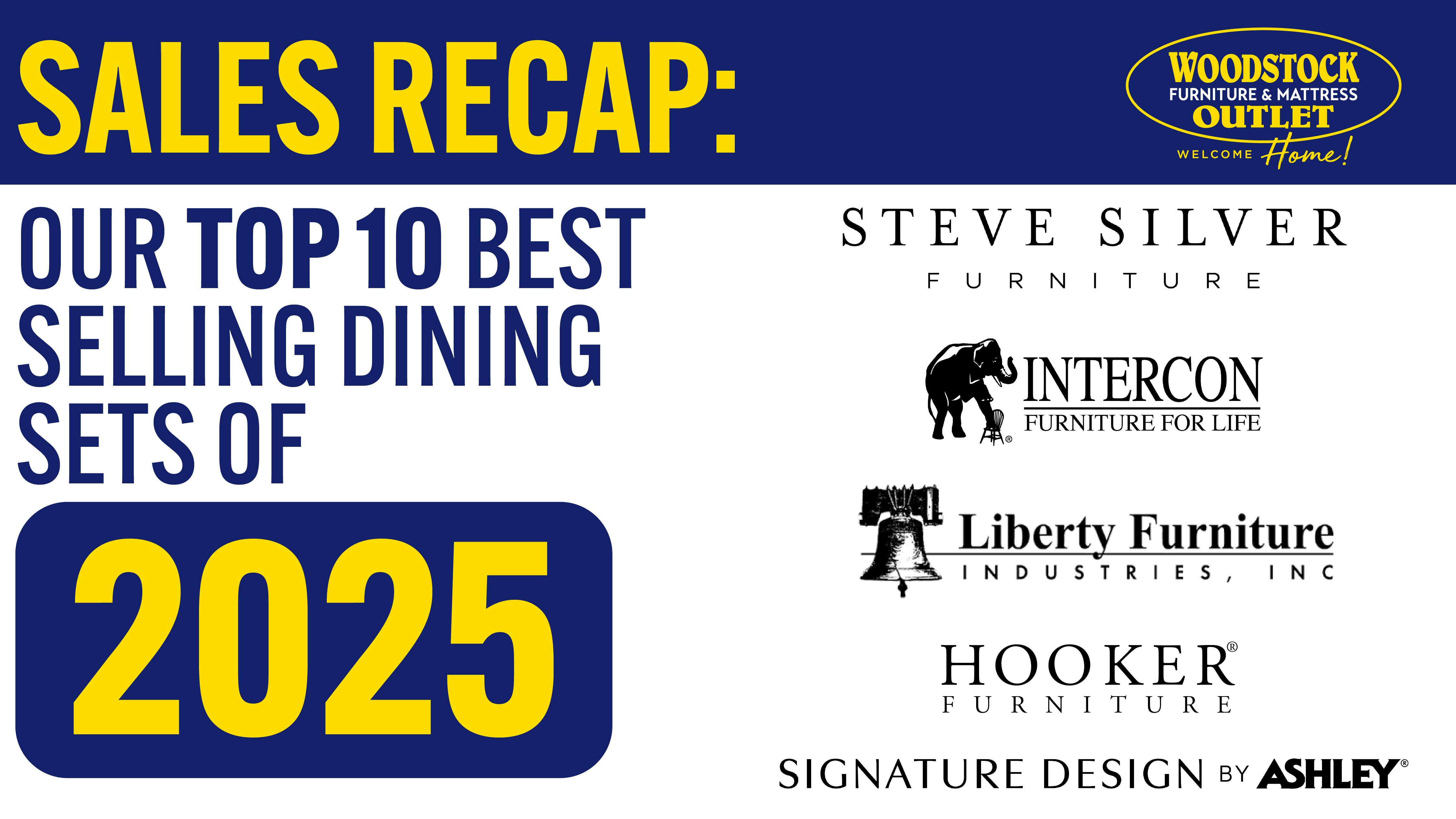 Sales Recap: Our Top 10 Best Selling Dining Sets of 2025 Image