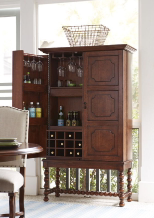 Paula Deen Dogwood Low Tide Bar Cabinet