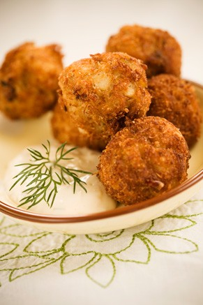 One thing that evokes Savannah is Paula Deen's Crab Balls recipe. Pop one of these tasty treats into your mouth, and your mind will be instantly transported to the charming coastal city.