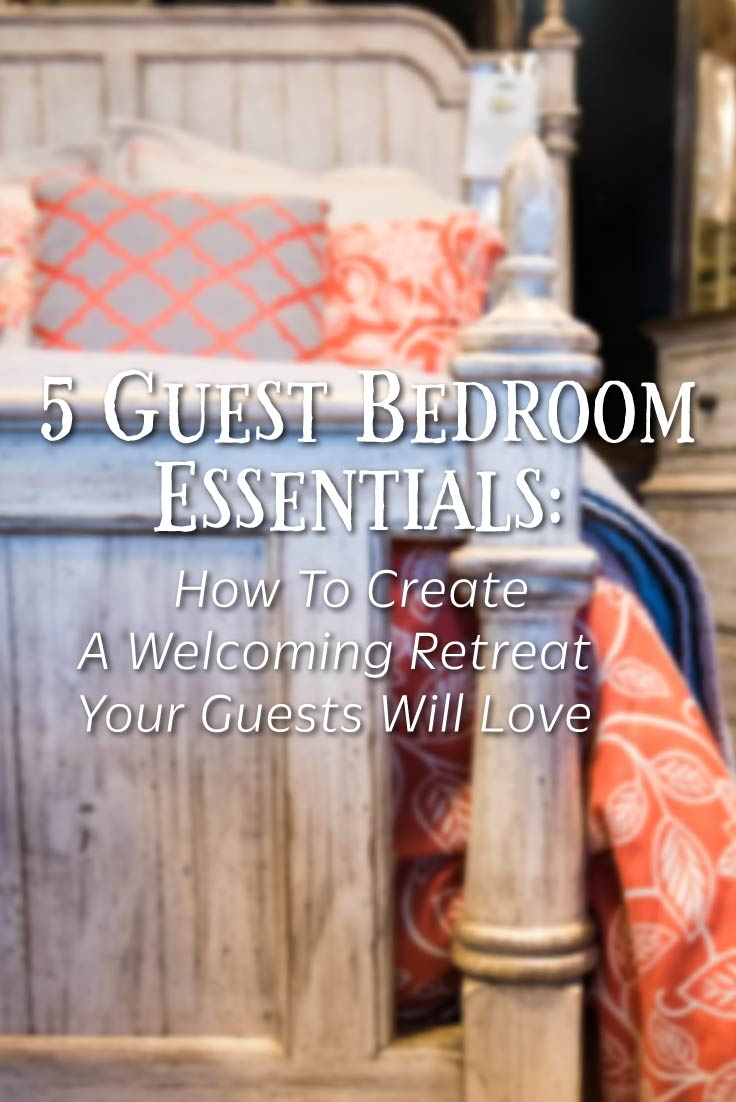 Take a few cues from boutique hotels to make your guests feel welcomed. Make your visitors feel right at home with these 5 guest bedroom essentials.