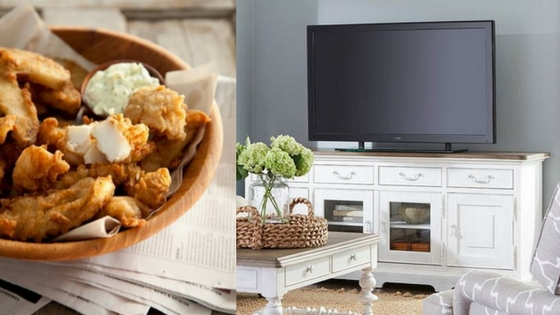 What’s better than curling up to watch a great movie at home with your loved ones? Curling up to watch a great movie while noshing on a plate of Paula Deen’s delicious Beer Battered Fish and Chips.