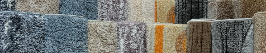 swatches of different kinds of rugs