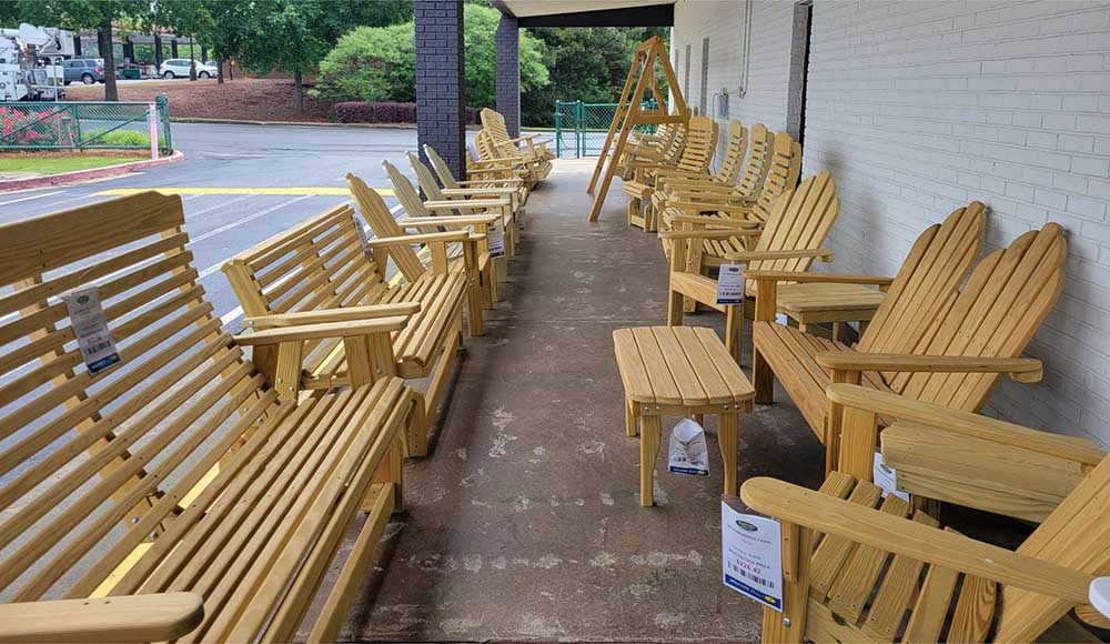pine outdoor adirondack