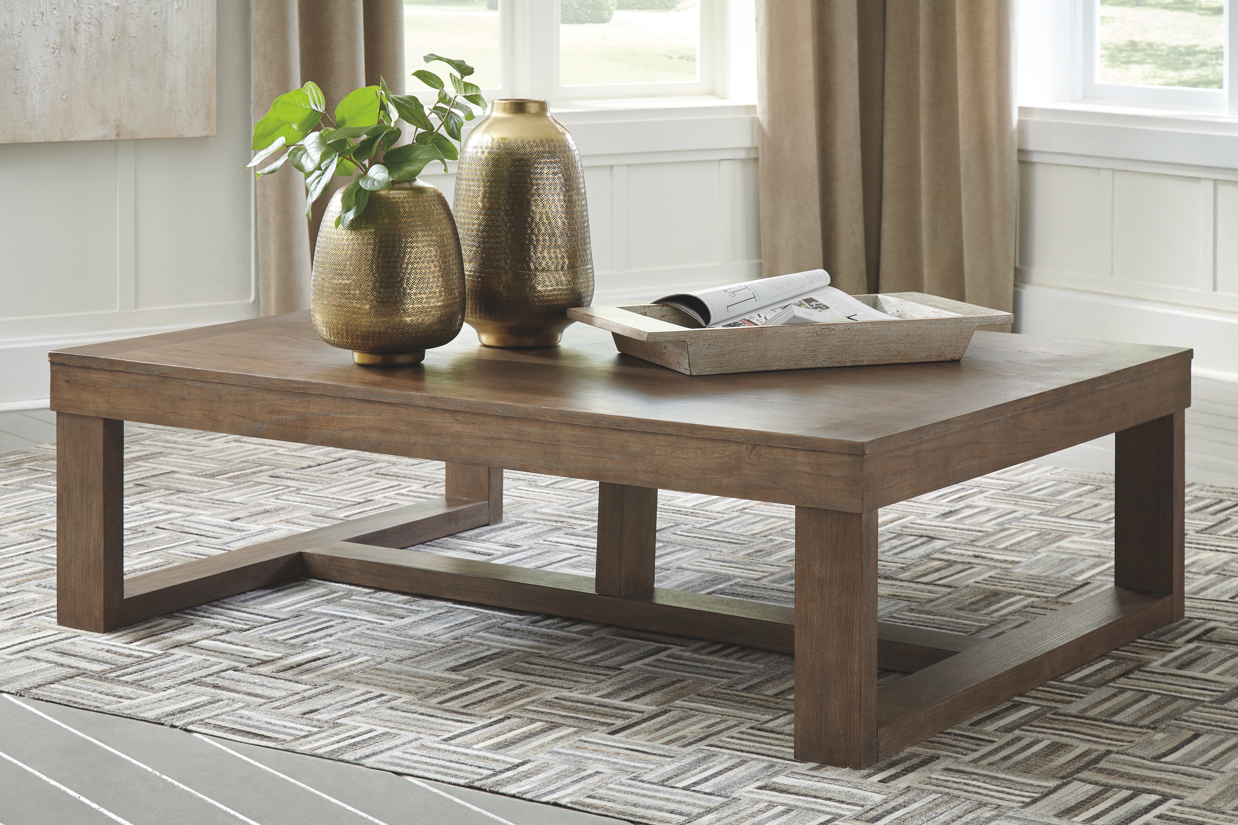 Cariton Coffee Table by Signature Design by Ashley T471-1