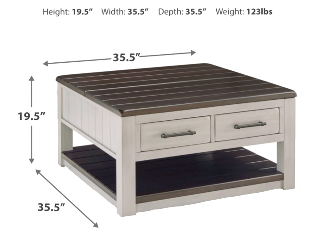Darborn Gray Lift Top Cocktail Table by Ashley Furniture T796-00