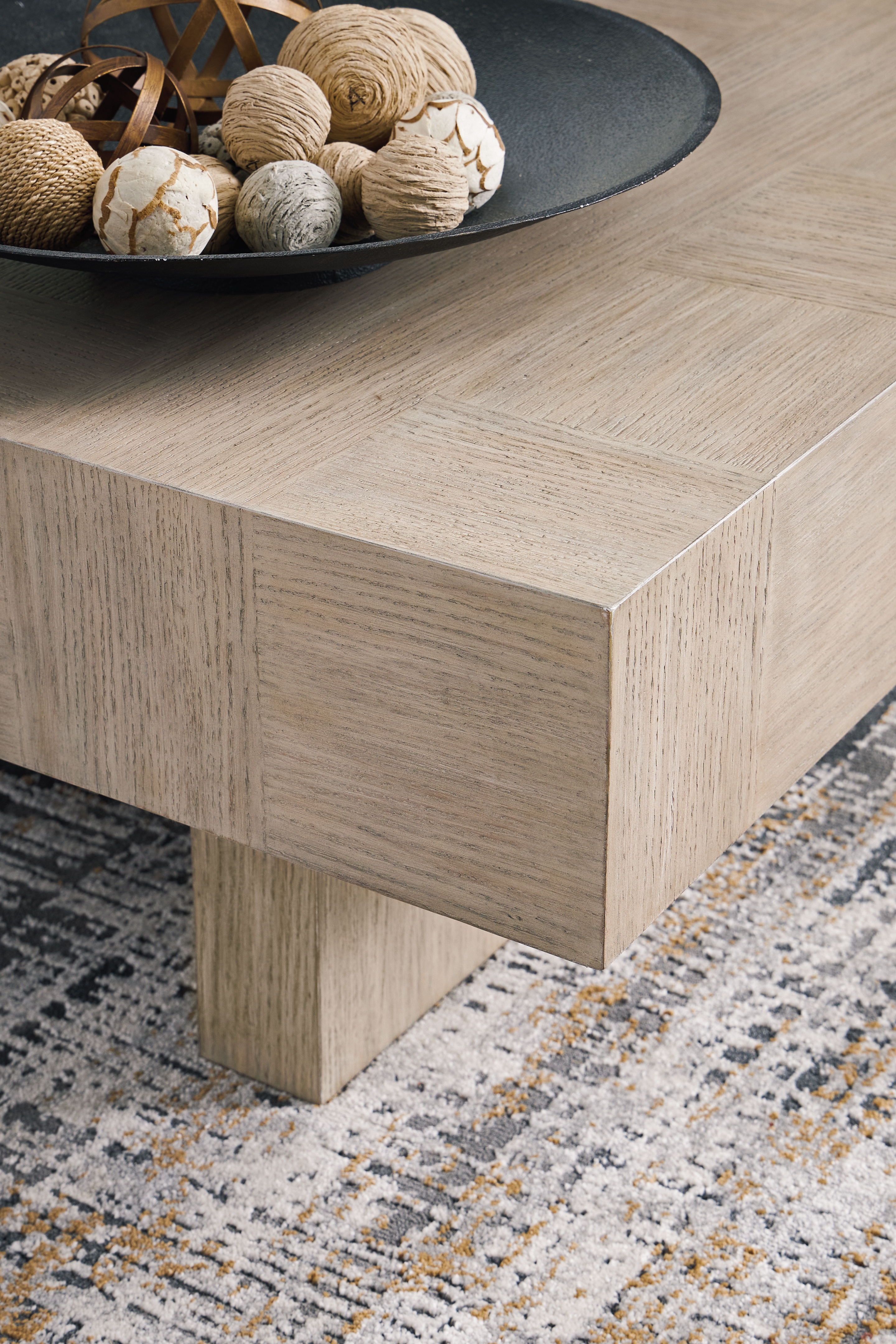 Ashley Furniture Jorlaina Light Grayish Brown Rectangular Cocktail