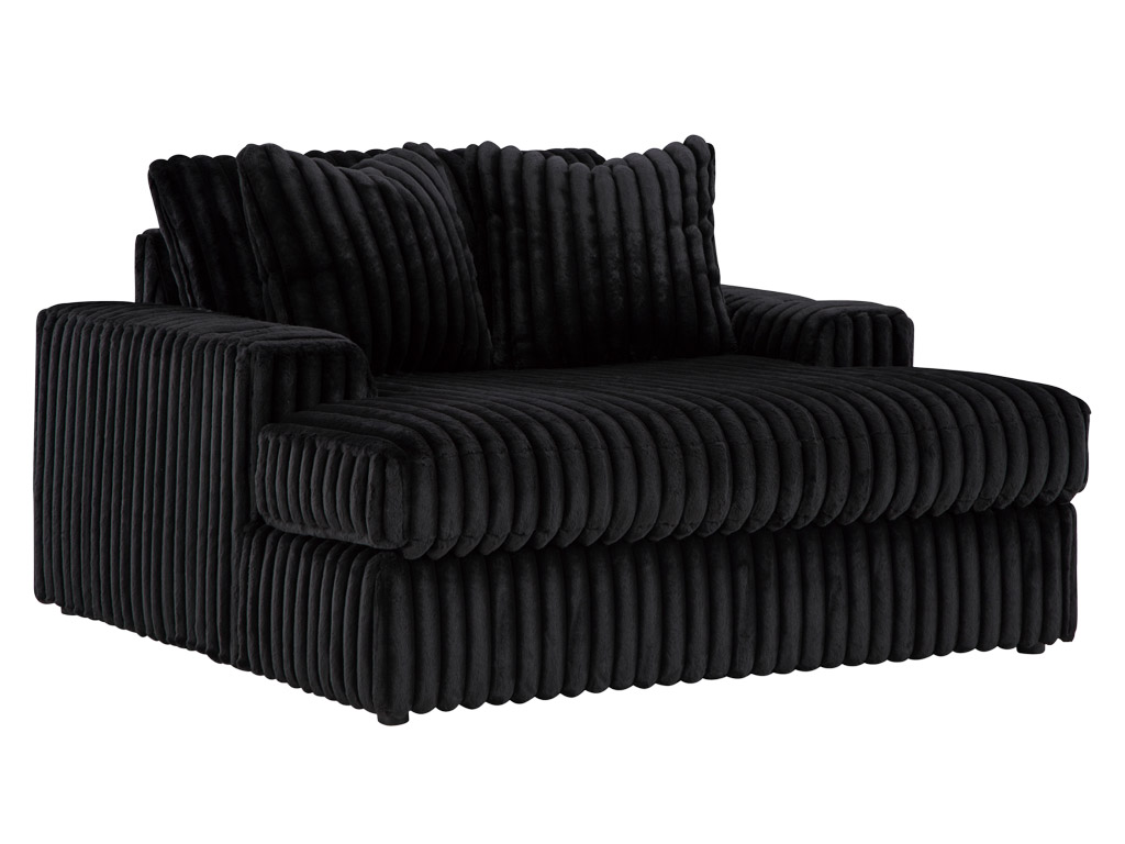 Ashley Midnight-Madness Onyx Oversized Chaise 9810315