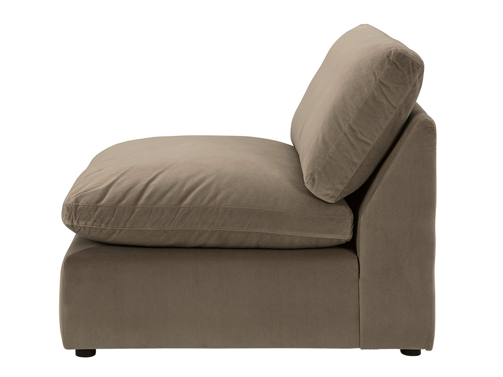 Sophie Cocoa Armless Chair 1570646 by Ashley Furniture