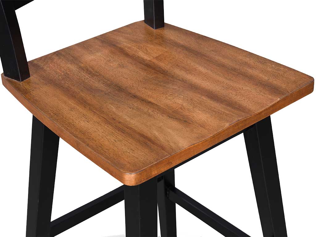 Ashley Wildenauer Brown/Black Tall Swivel Barstool D634-230