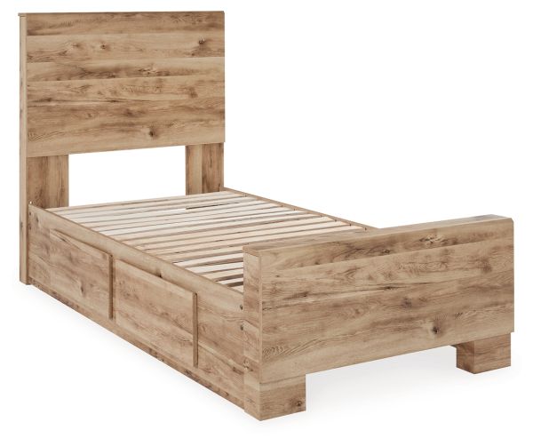 Hyanna Panel Bed - Tan Brown