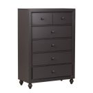 Cottage View Dark Gray 5 Drawer Chest