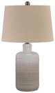 Marnina Taupe Ceramic Table Lamp 