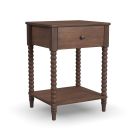 Spindle Brown Nightstand