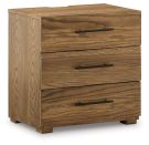 Dakmore Brown 3 Drawer Nightstand
