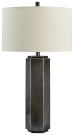 Dirkton Antique Pewter Finish Metal Table Lamp 
