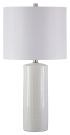 Steuben White Ceramic Table Lamp 