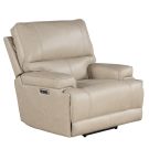 Whitman Verona Linen Leather Cordless Power Recliner