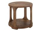Balam Brown Round End Table
