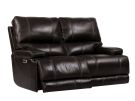 Whitman Verona Coffee Leather Cordless Power Reclining Loveseat