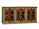 Pescara Wheat 6 Glass Door Console