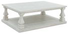 Arlendyne Antique White Rectangular Cocktail Table