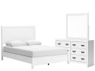Binterglen White 3 Piece Queen Bedroom Set 