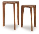 Brynnleigh Medium Brown 2 Piece Accent Table Set
