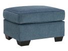 Cashton Blue Ottoman