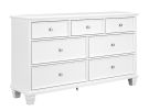 Fortman White 7 Drawer Dresser