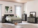 Broachmyn Black/Gray 3 Piece Queen Bookcase Bedroom Set