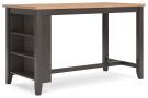 Gesthaven Natural/Brown Rectangular Counter Height Dining Table
