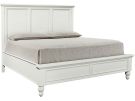 Cambridge White Queen Panel Bed