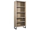 Harper Point Khaki 76" Open Bookcase