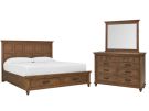 Hensley 3 Piece King Panel Storage Bedroom Set