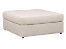 Jameson Ecru Ottoman