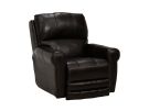 Hoffner Chocolate Leather Lay Flat Power Recliner 