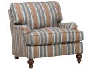 Edgar Striped Arm Chair