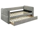 Philipa Light Grey Twin Trundle Daybed