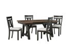 Maribelle Wheat/Charcoal 5 Piece Rectangular Extension Dining Set 