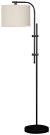 Baronvale Black Metal Floor Lamp
