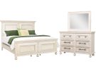 Summerhouse White 3 Piece Queen Panel Bedroom Set