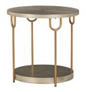 Ranoka Platinum Round End Table
