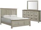 Farmington Stone/Brown 3 Piece King Bedroom Set