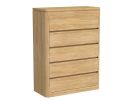 Rosalie Natural 5 Drawer Chest