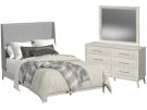 Westland Almond King 3 Piece Upholstered Panel Bedroom Set