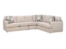 Rouse Vance Bamboo 3 Piece Right Arm Facing Corner Sofa Sectional