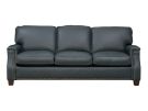 Salem Evolution Deep Blue Leather Sofa