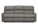 Catalina Slate Silver Dual Power Reclining Sofa
