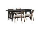 Alfie Black Pine 5 Piece Dining Set
